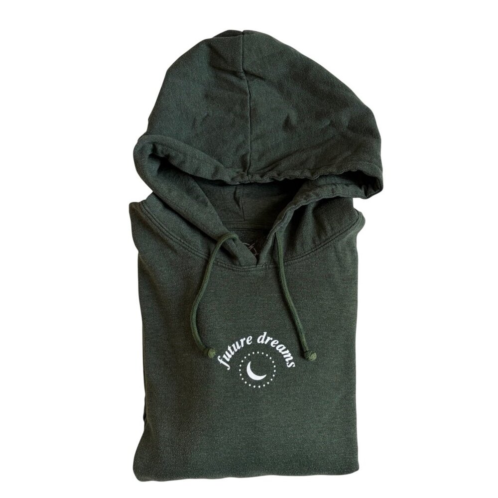 Neon Riot Future Dreams Hoodie (Hunter Green) - Size Large